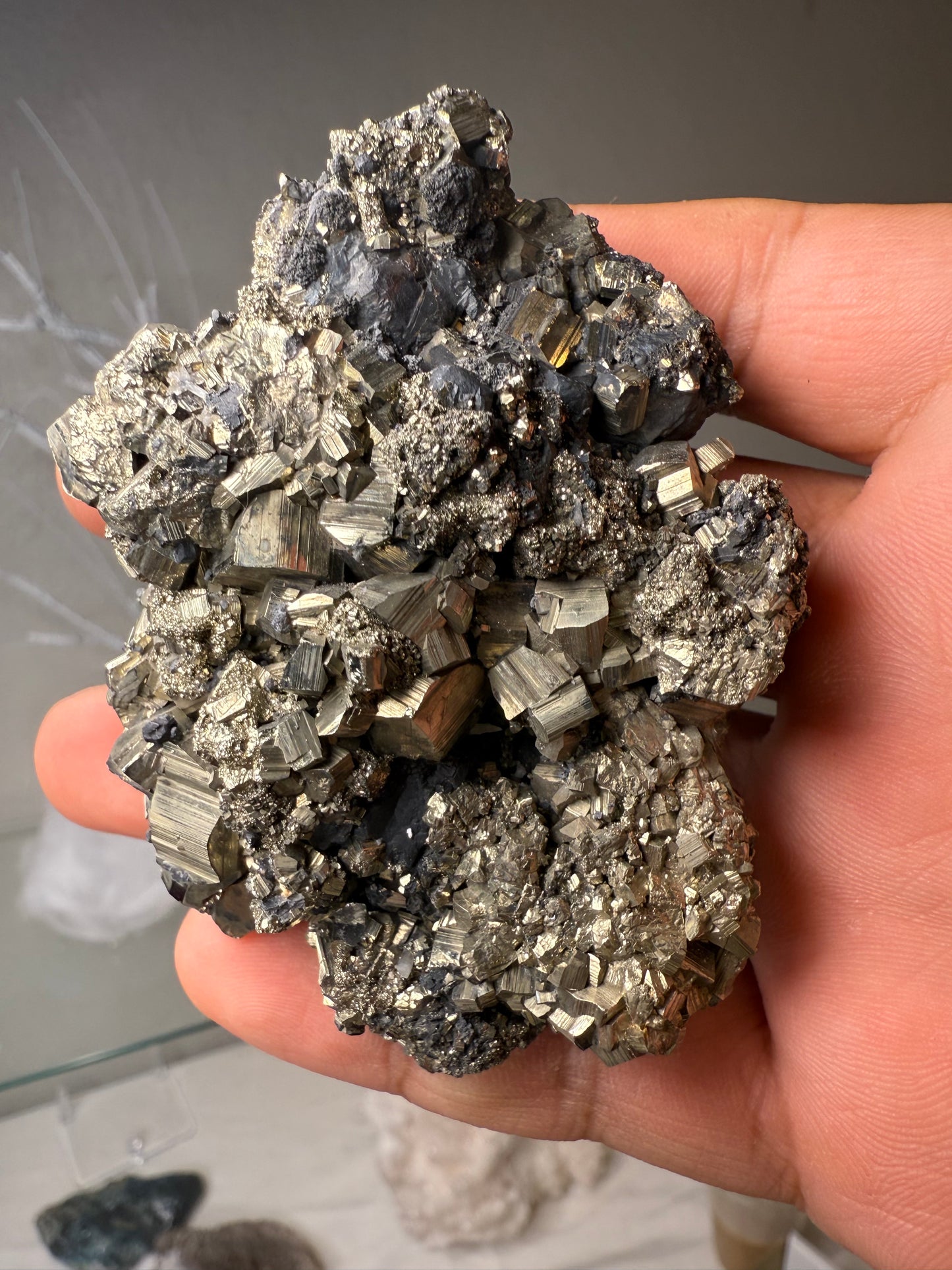 Pyrite with Quartz & Sphalerite