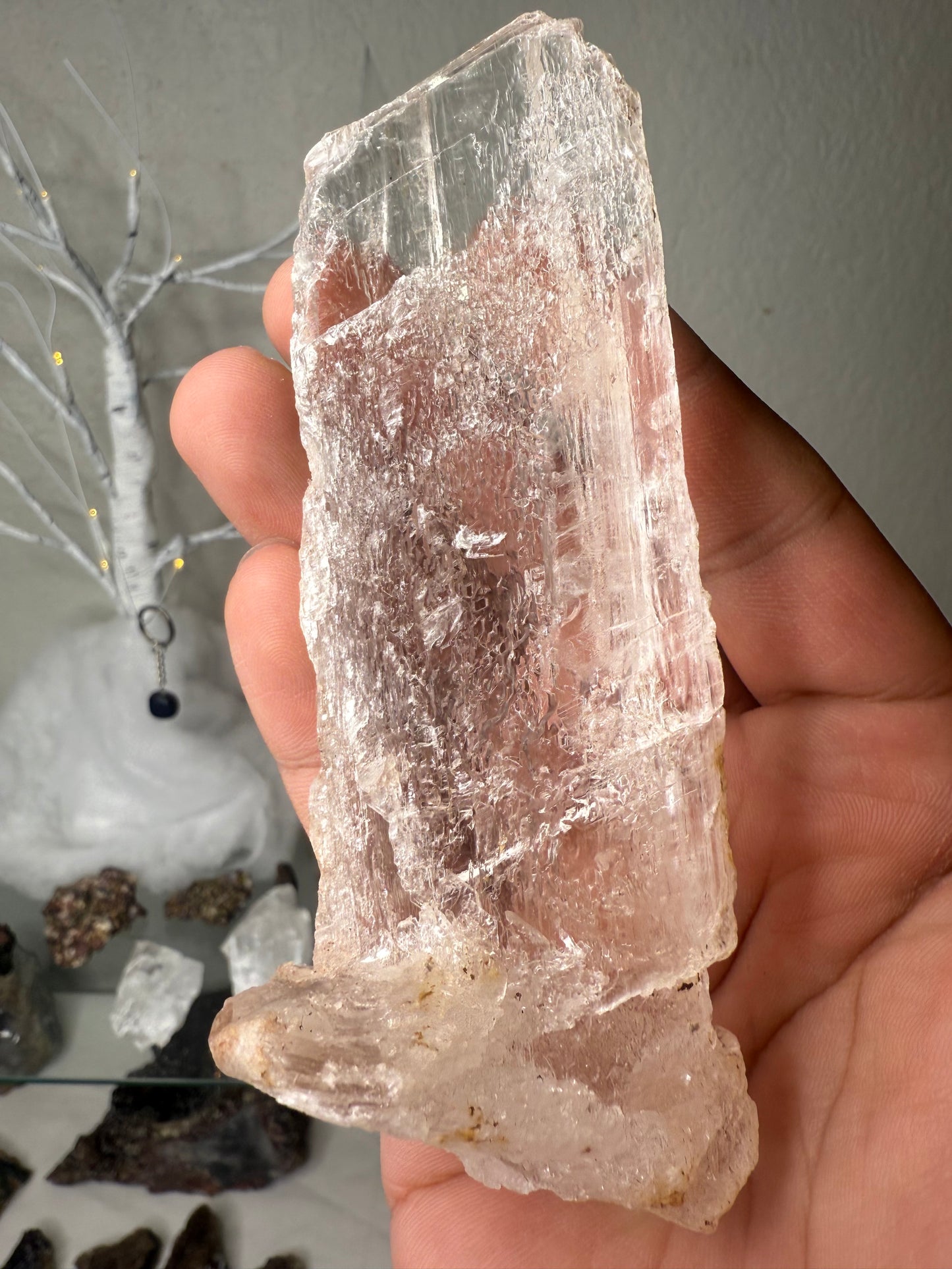 Clear Selenite cluster