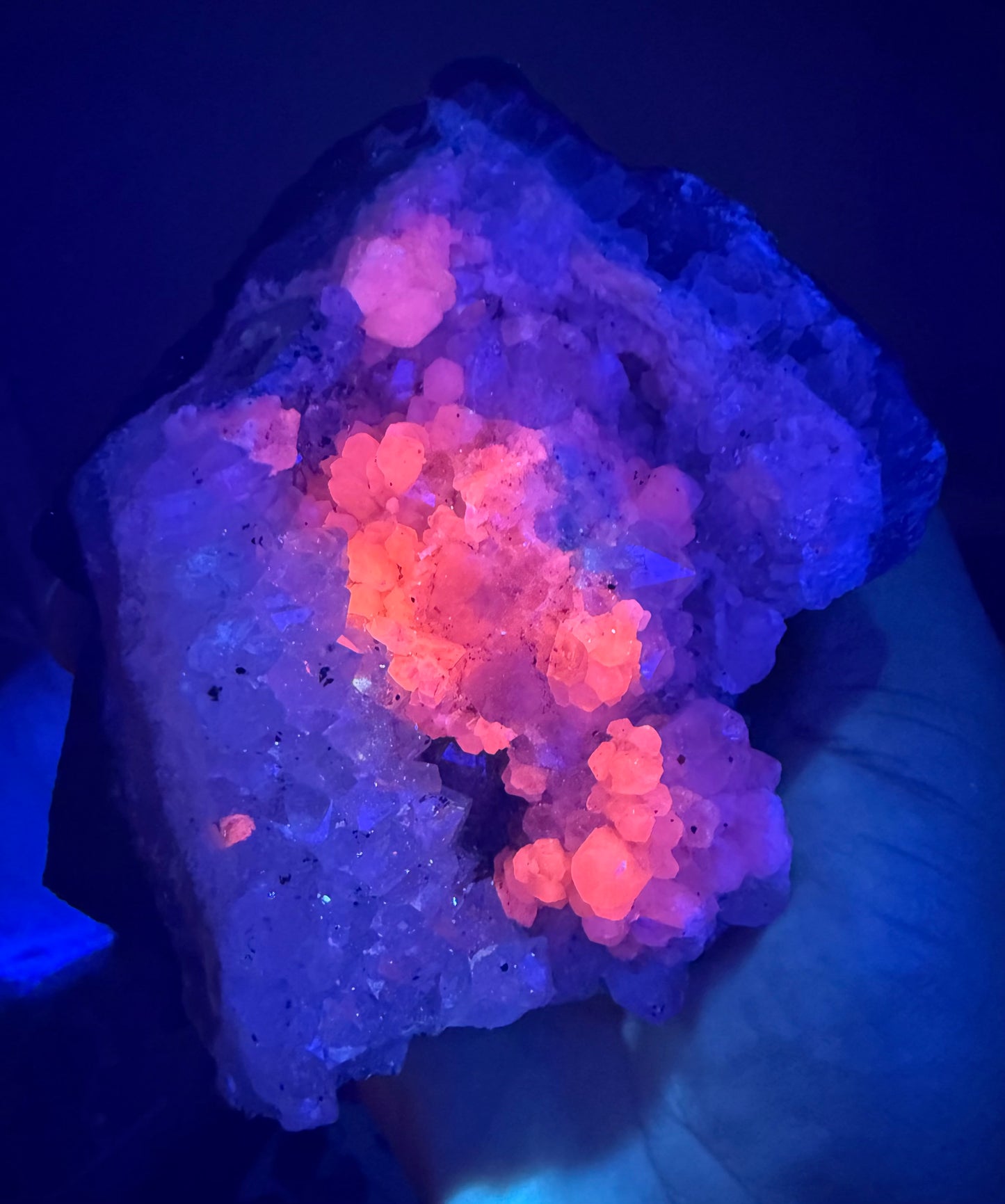 Quartz With calcite & Agate