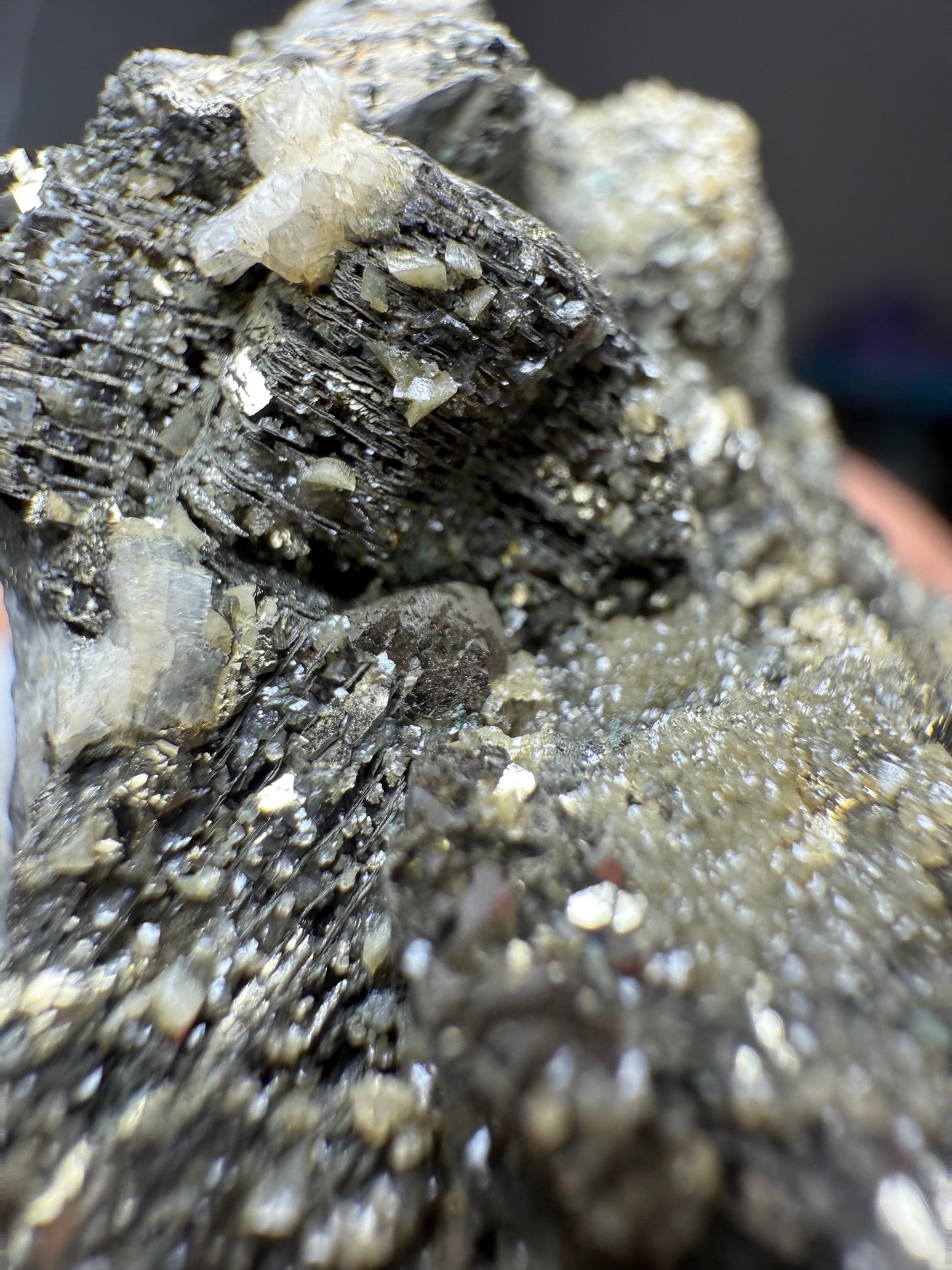 Pyrite with Quartz, Siderite & Galena