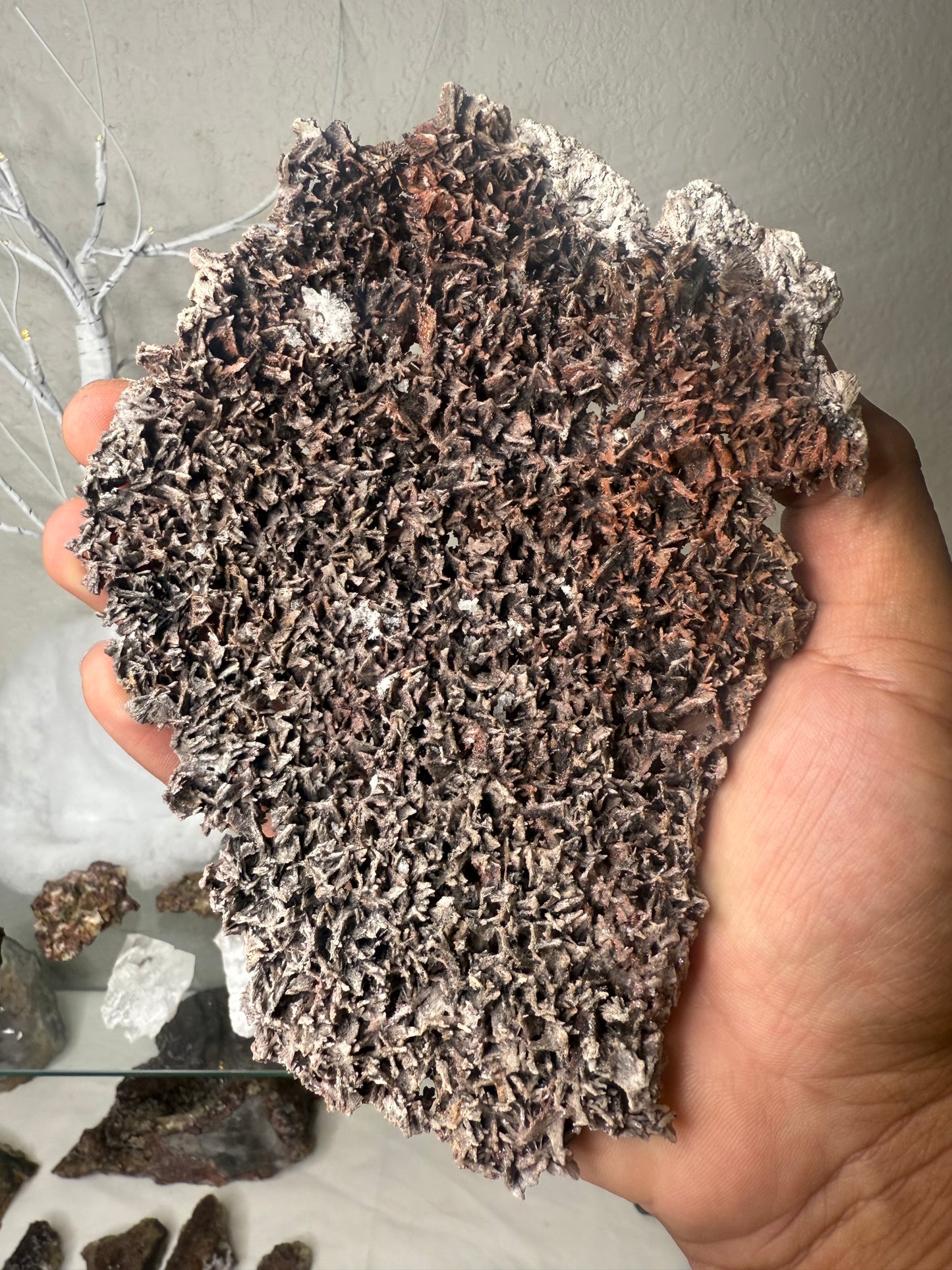 Kutnohorite specimen with Quartz & calcite