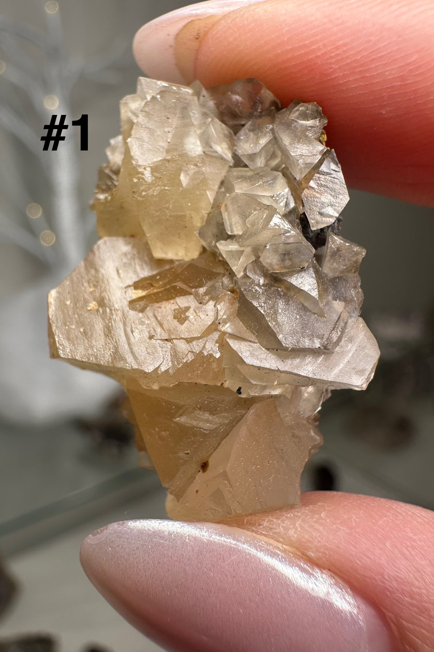 Small Yellow Pyramid Calcite