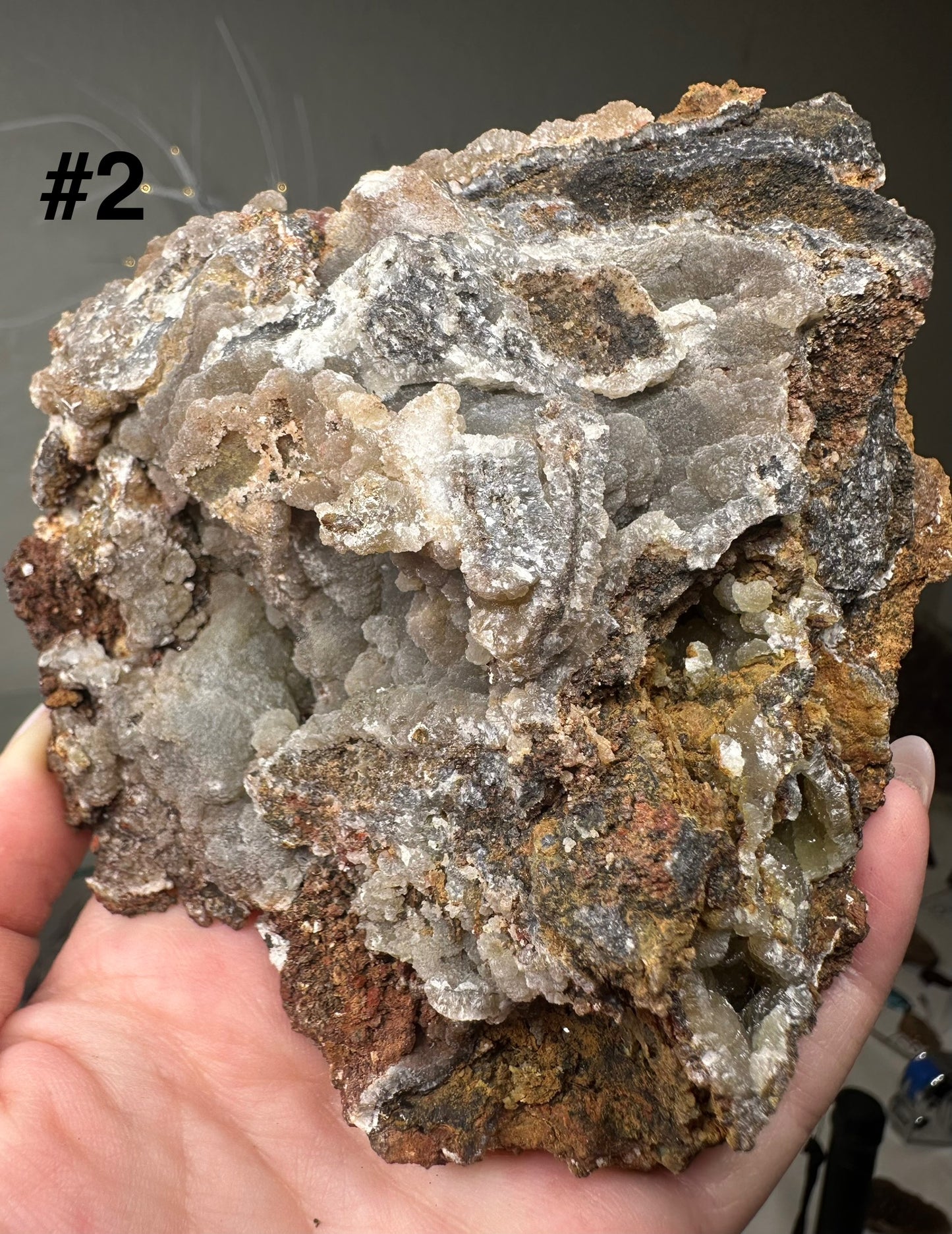Grey & Green Smithsonite