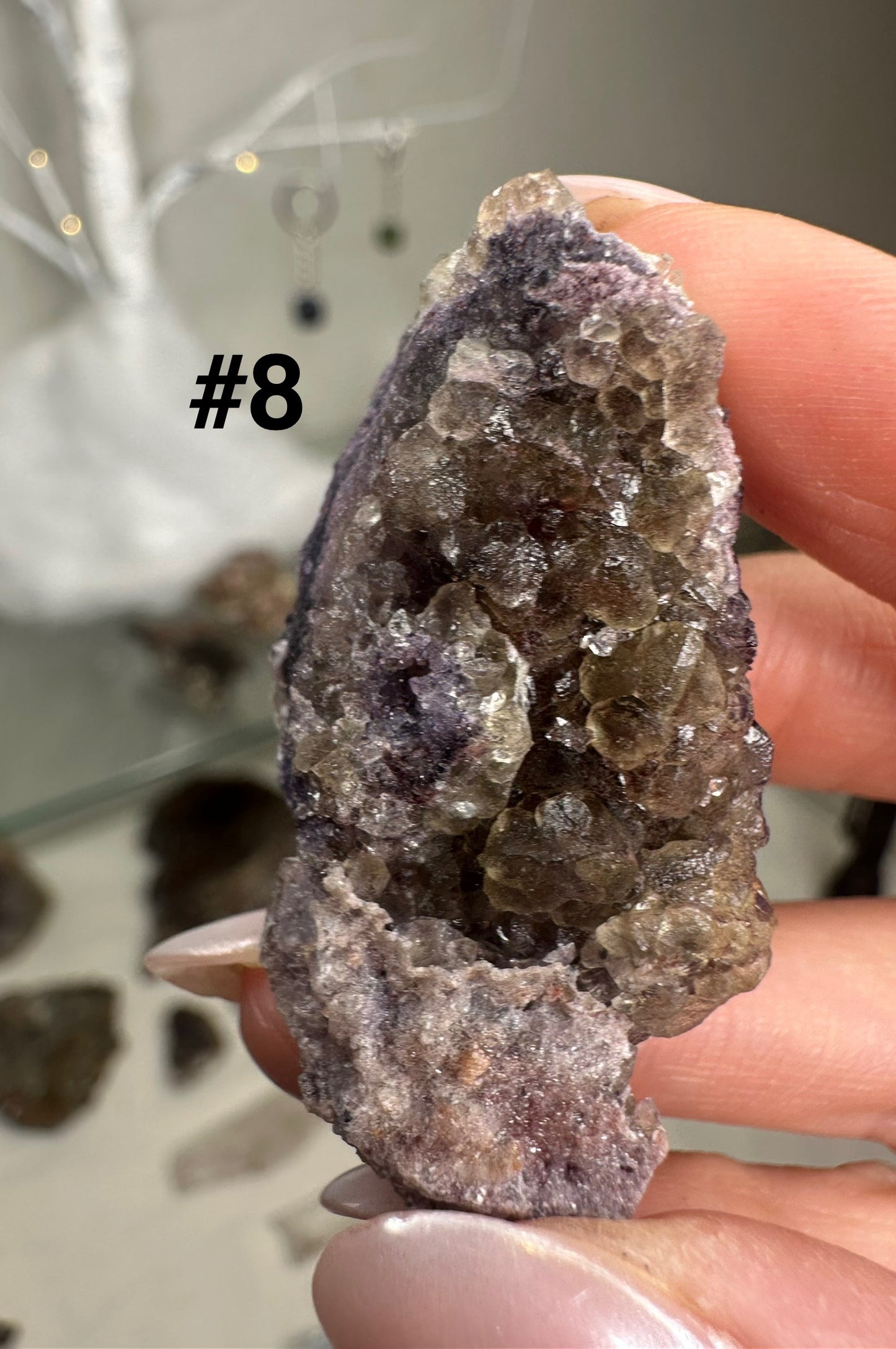 Small Yellow & Purple Fluorite