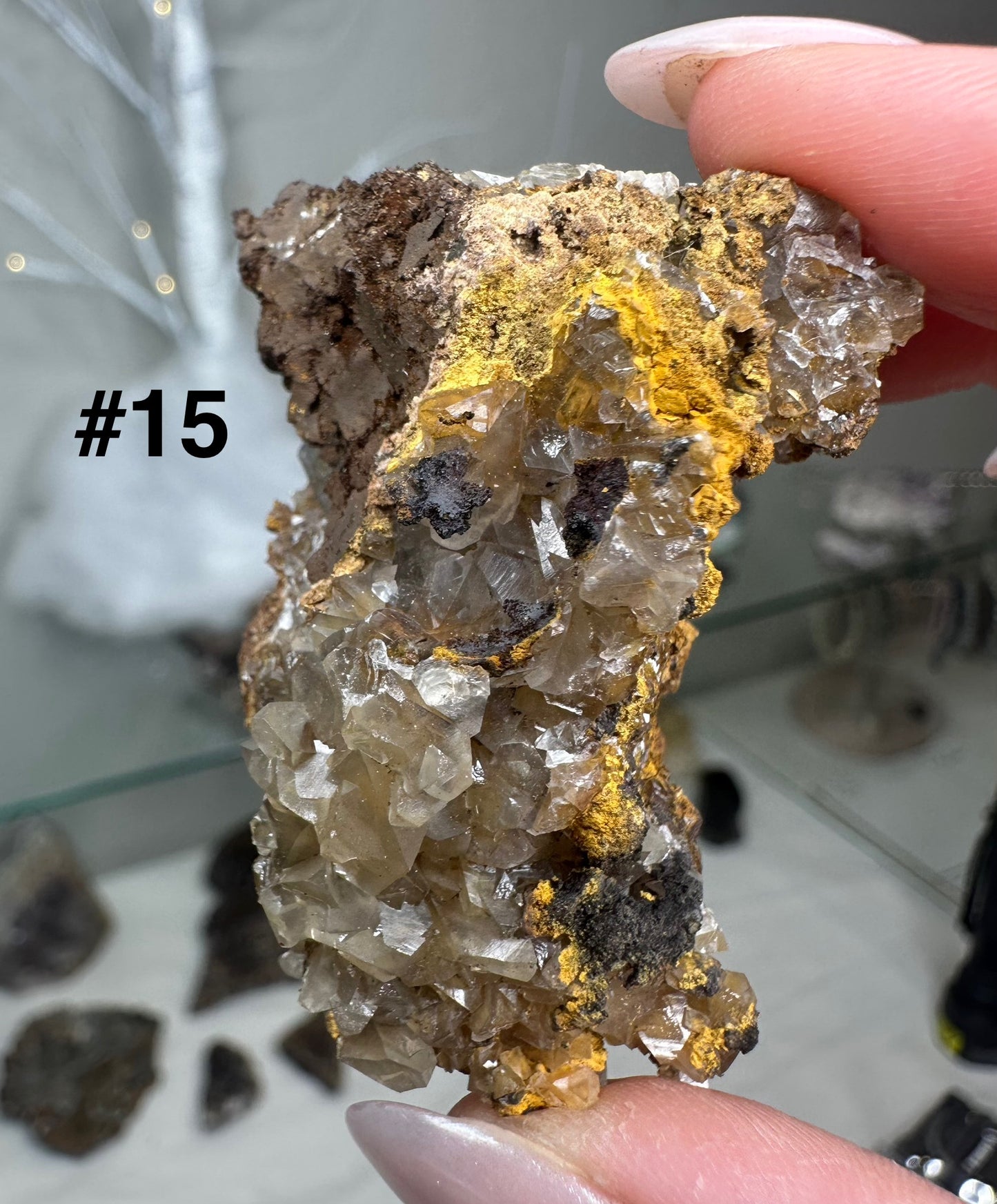 Small Yellow Pyramid Calcite