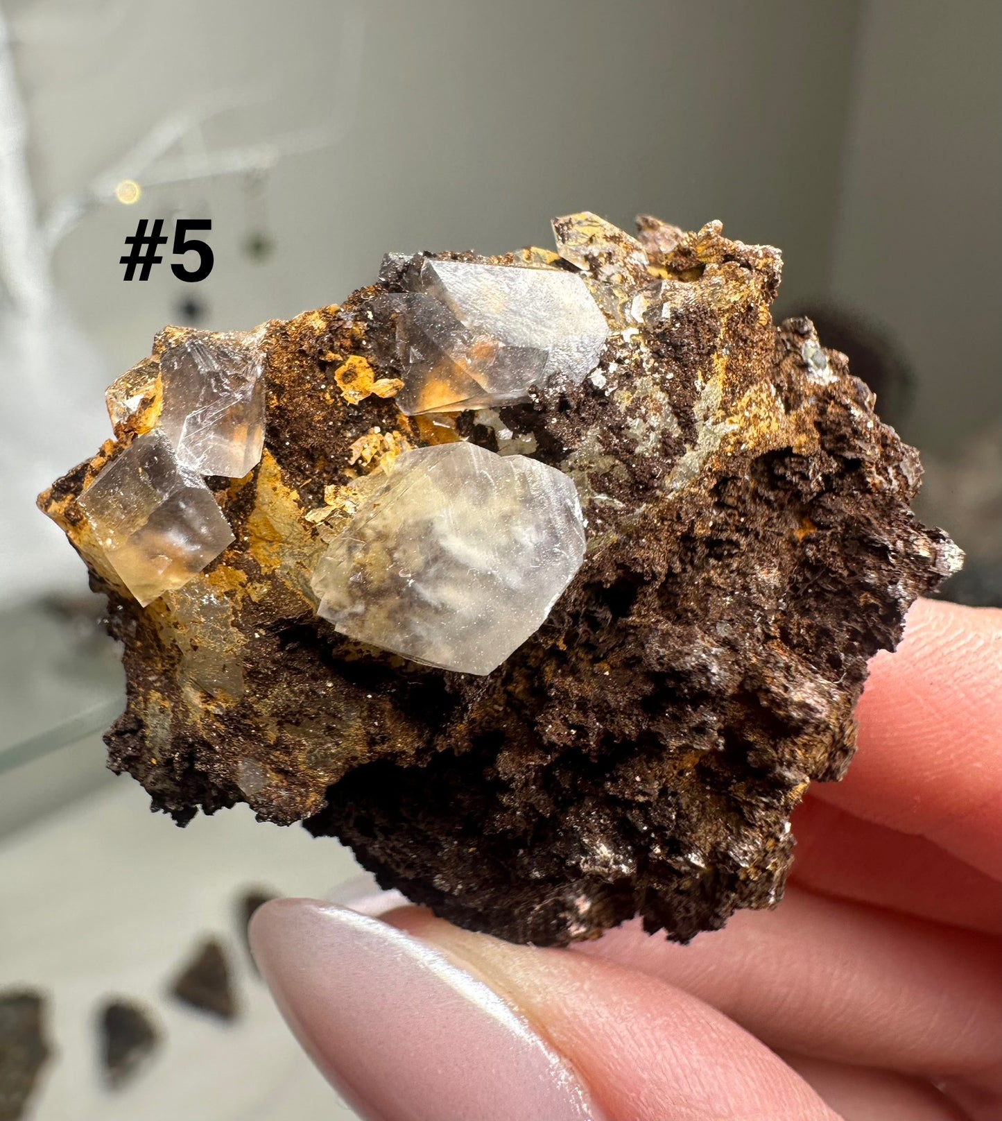 Small Yellow Pyramid Calcite