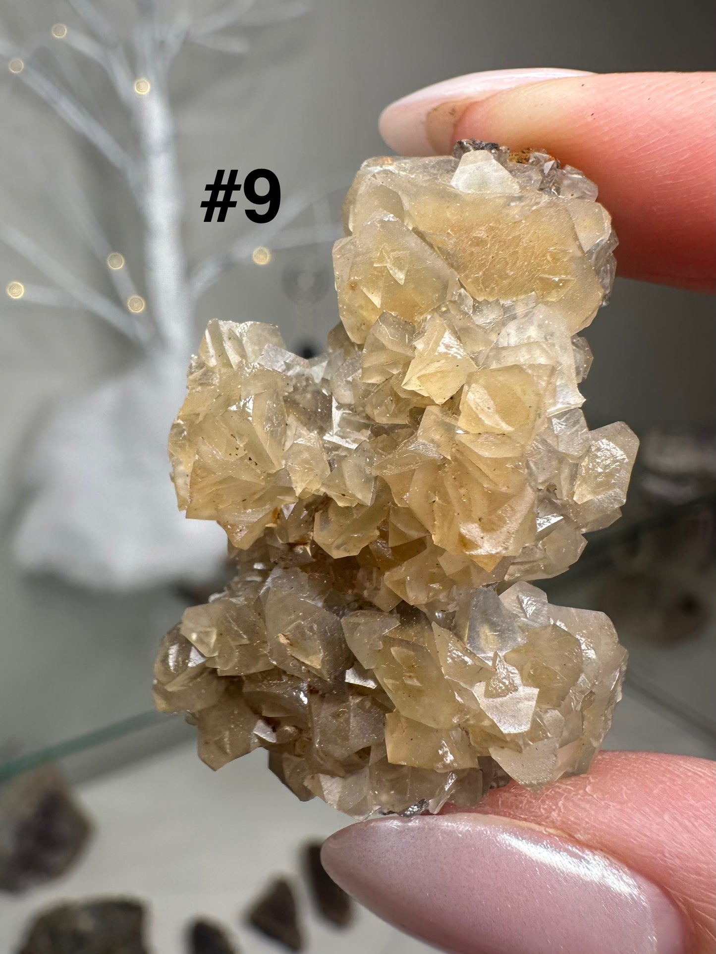 Small Yellow Pyramid Calcite