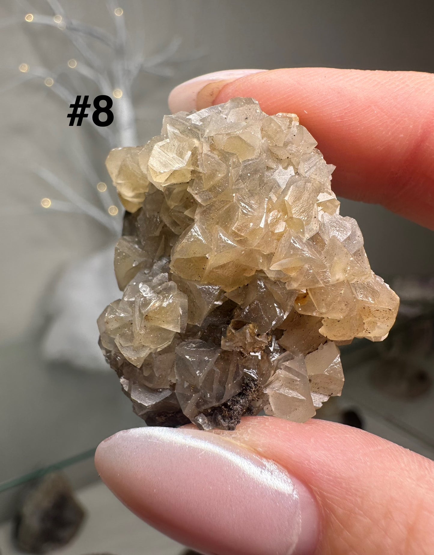 Small Yellow Pyramid Calcite