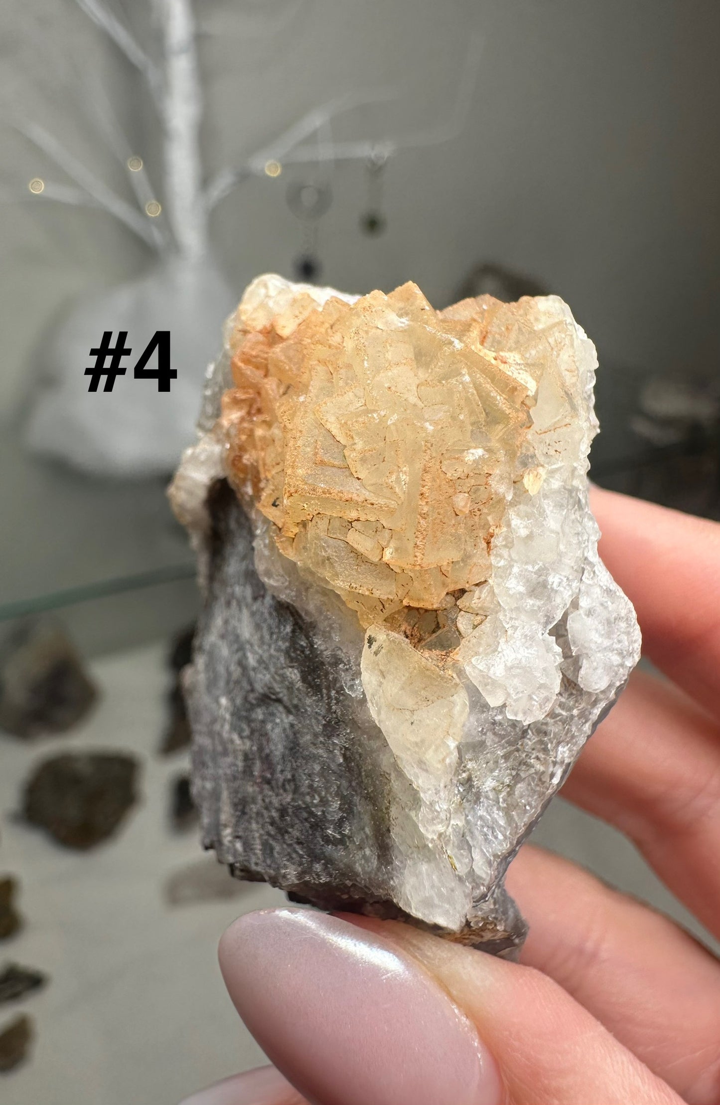 Small Yellow & Purple Fluorite