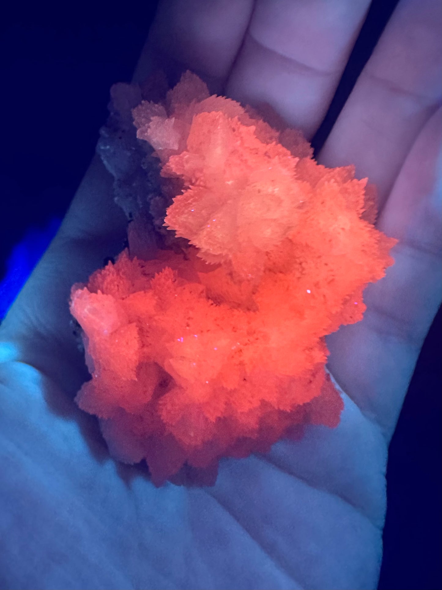 Spiky Calcite w/ Chalcopyrite