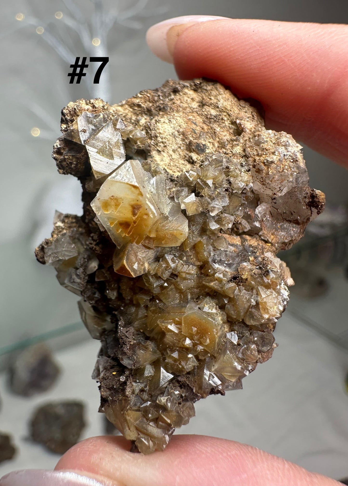 Small Yellow Pyramid Calcite