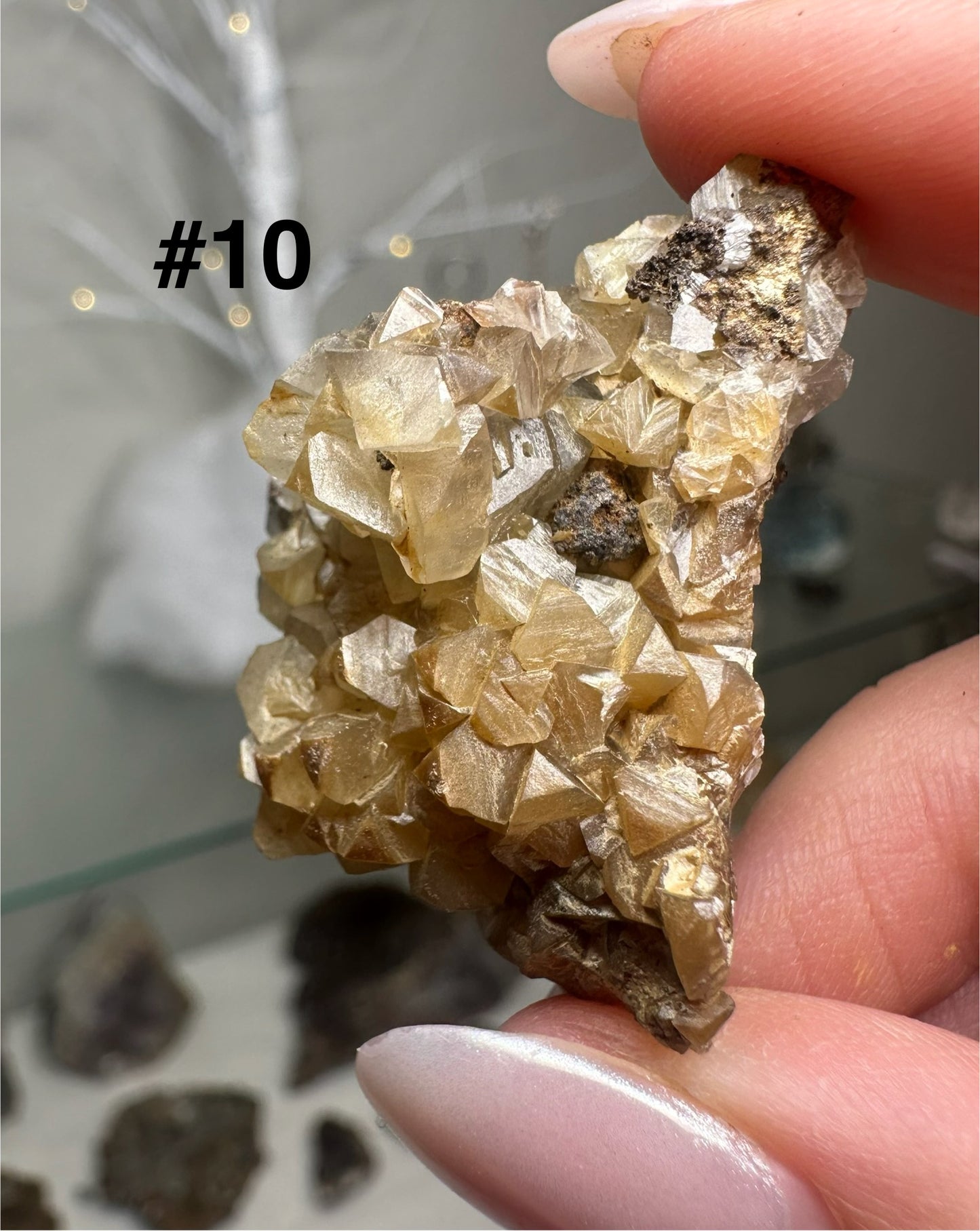 Small Yellow Pyramid Calcite