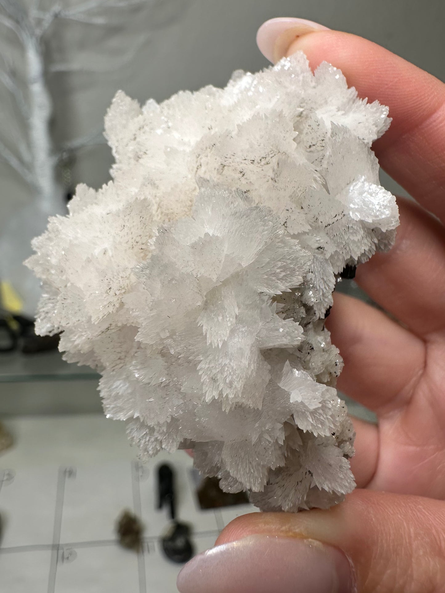 Spiky Calcite w/ Chalcopyrite