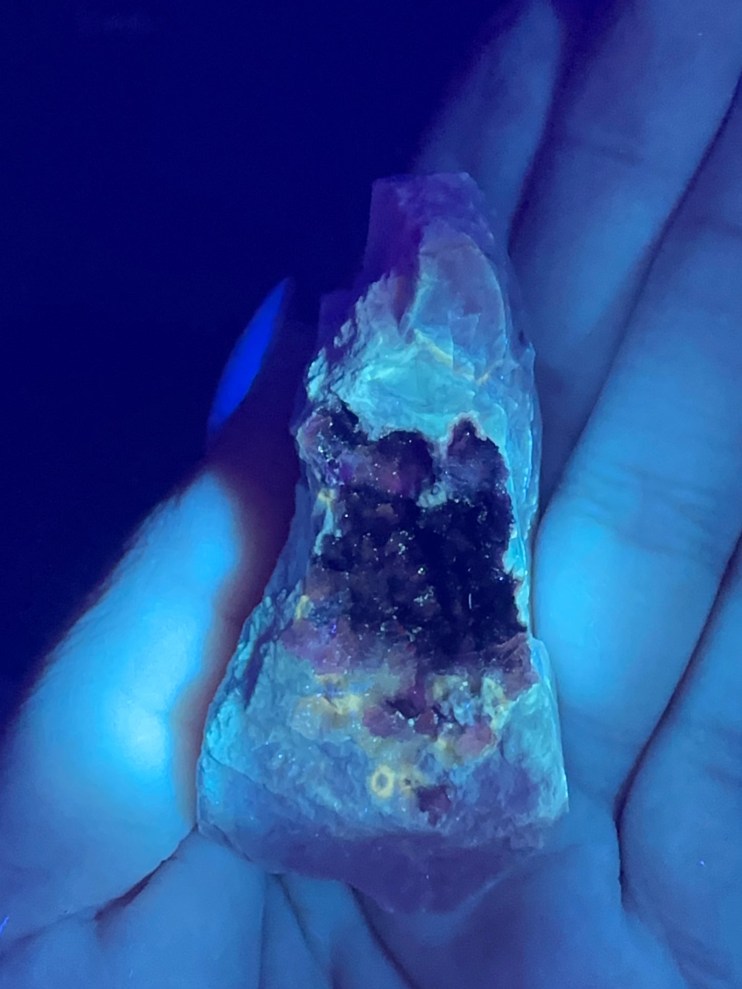 Tiffany Stone w/ Druzy Fluorite