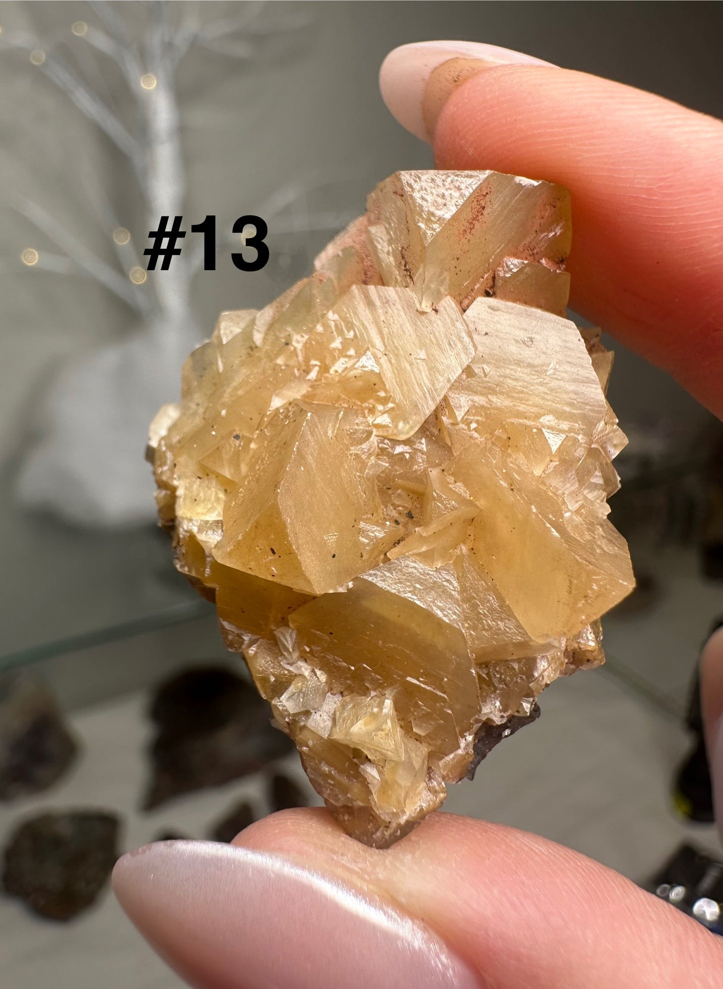 Small Yellow Pyramid Calcite