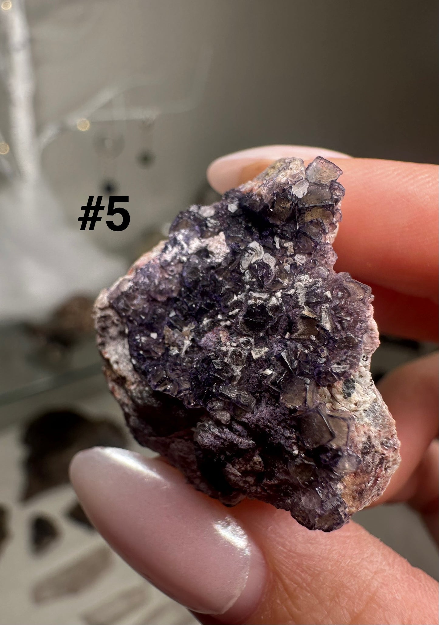 Small Yellow & Purple Fluorite