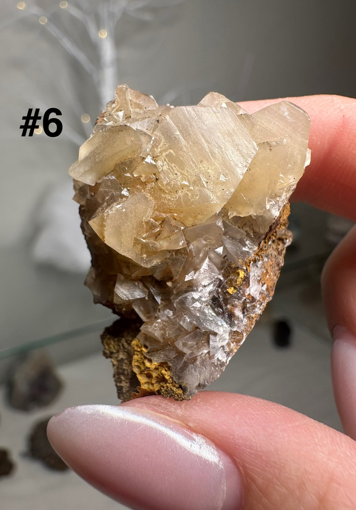 Small Yellow Pyramid Calcite