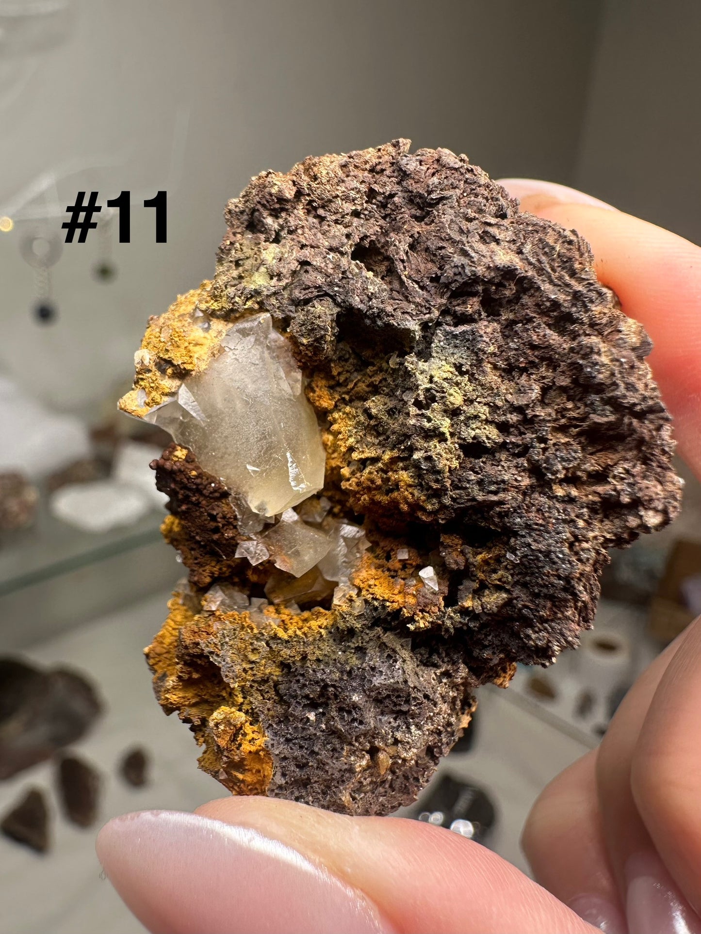 Small Yellow Pyramid Calcite