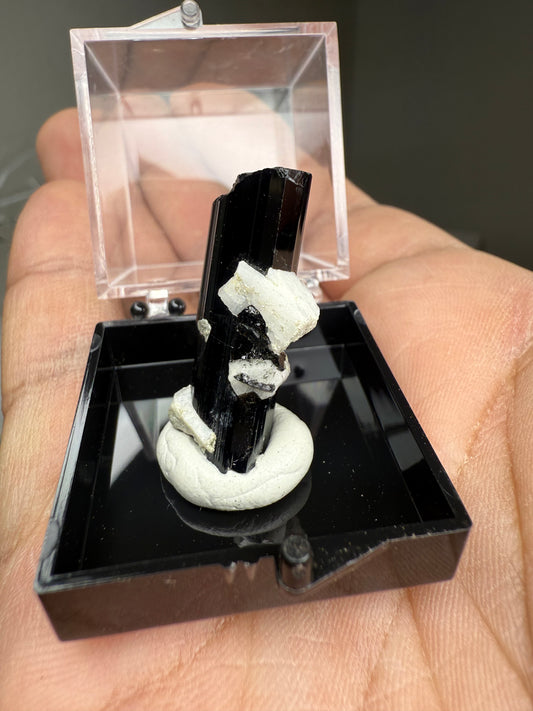 Tourmaline with White Albite