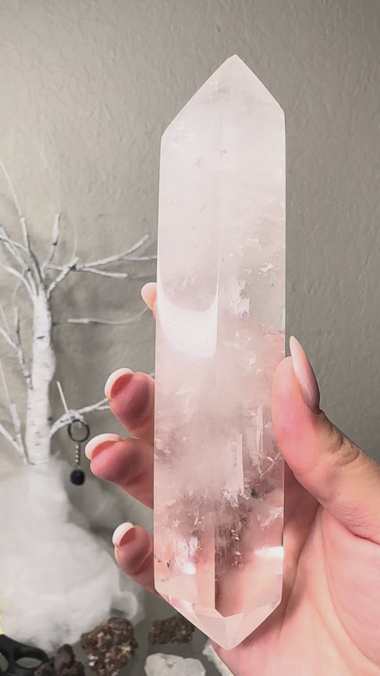 Clear Quartz Double Terminated Point
