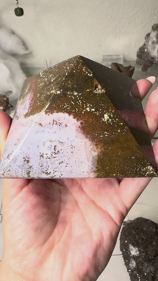 Sea Jasper Pyramid