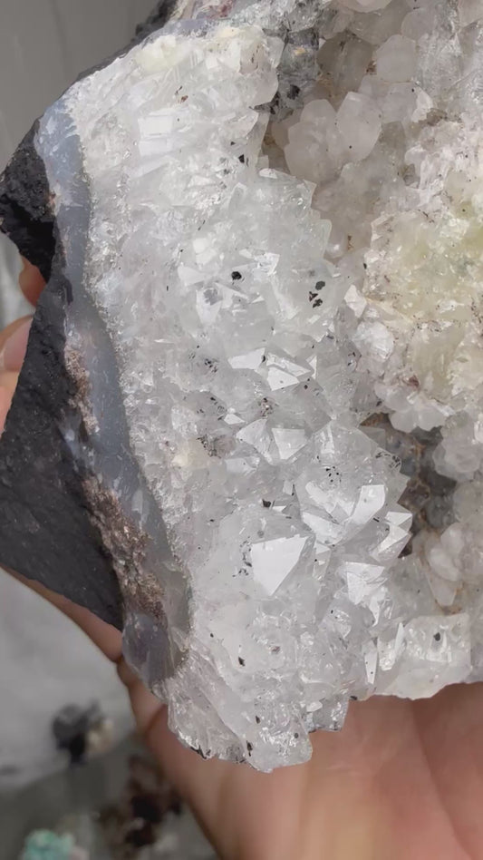 Quartz With calcite & Agate