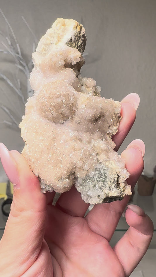 Druzy Peach Quartz